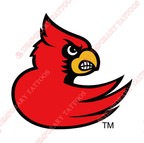 Louisville Cardinals Customize Temporary Tattoos Stickers NO.4864